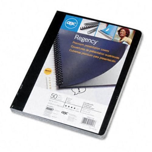 Gbc Regency Presentation Binding Cover - 8.75&#034; X 11.25&#034; - Black - 50 / (2001712)