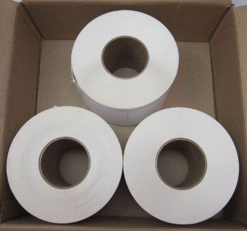 3 New Rolls POL-5X4-300-53988 5&#034; x 4&#034; Thermal Label