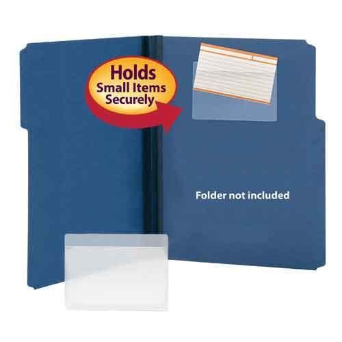 Smead Self-Adhesive Vinyl Pockets Index Card Size