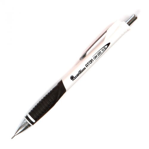 Automatic Clutch / Mechanical Pencil 0.5 mm QuanTum Atom QM-220 - White