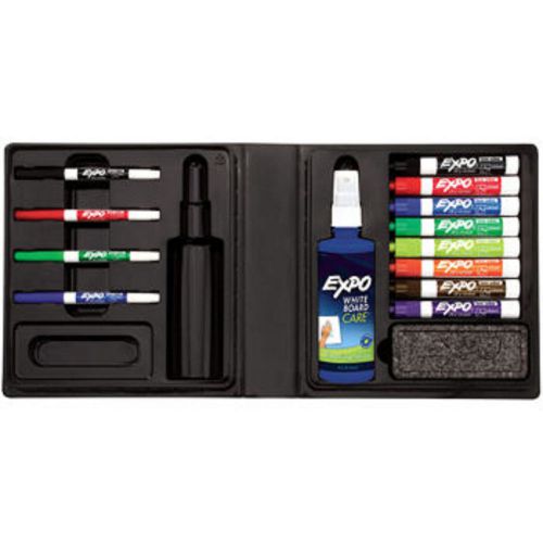 EXPO Erase Marker Kit, Chisel/Fine Points, Assorted Colors New