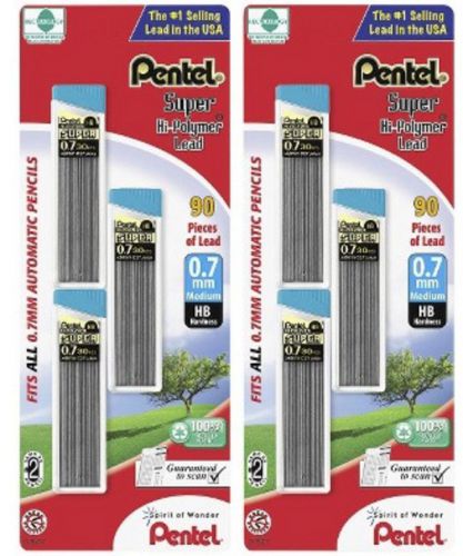 180 Pieces PENTEL 0.7mm * HI-POLYMER Lead