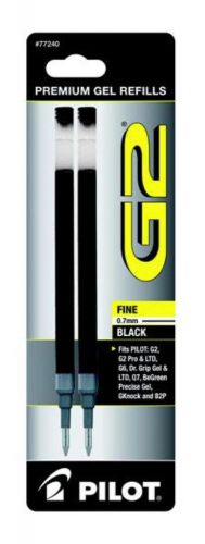 Pilot G2 Fine Point Pen Refill 2 Count Black