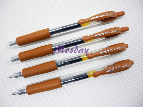 8pcs pilot g2-5  roller ball pen retractable gel ink 0.5mm, caramel for sale