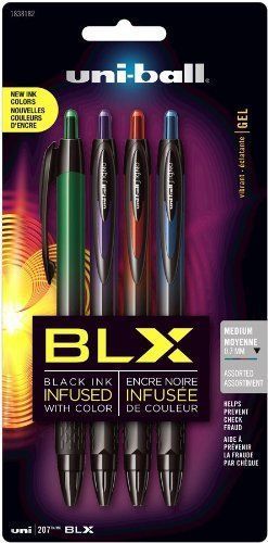 Uni-ball 207blx .7mm Gel Pens - Medium Pen Point Type - 0.7 Mm Pen (san1838182)