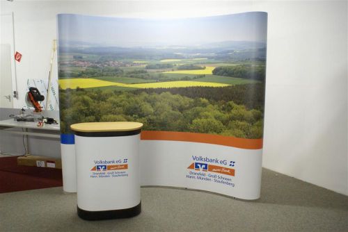 9-felder popup faltdisplay mit grafik,thekencase,lampen for sale