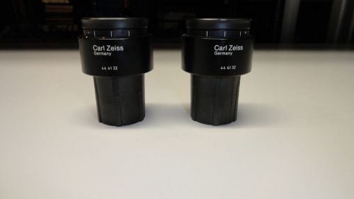 Bb7-4: pair of zeiss 44 41 32 10x/18 microscope eyepieces (oculars) for sale