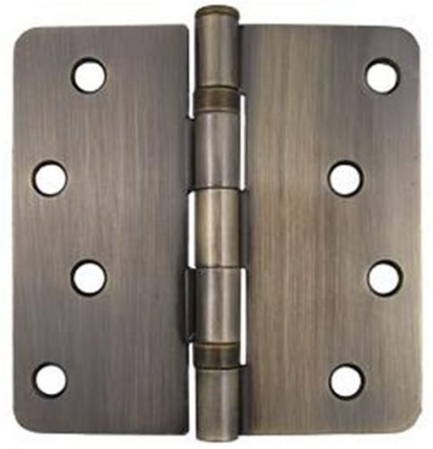 4&#034; hd antique brass us05 ball bearing hinge 1/4&#034; corner for sale