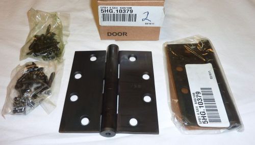 2 Ives 5PB1 4.5&#034; x 4&#034; 640/10B Full Mortise Plain, Butt Door Hinges DARK BRONZE