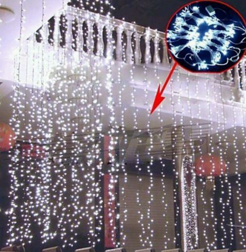 Ghope 3m x 3m with 400 leds LED Curtain Light / Decoration / Christmas / Fairy .