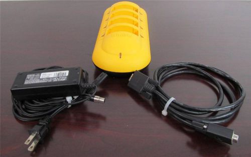 Trimble 4-Bay Camcorder Battery Charger 38246-00 &amp; Cables