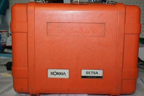 Sokkia Tota Station Set 5A - 5AS CASE ONLY !!