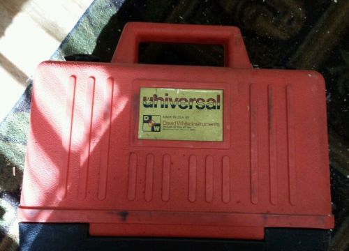 David White Realist Universal 8300 Transit Instrument Level Surveyor &amp; Case USA