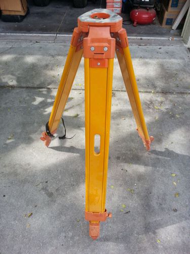 Wood/Fiberglass Heavy-Duty Transit/Theodolite/Laser Tripod Barely Used!