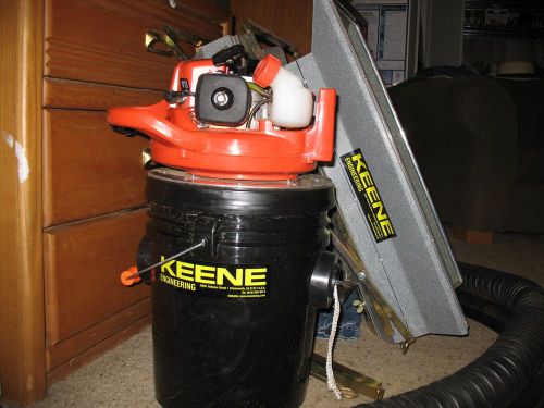 Keene drywasher fan powered with gas motor and highbanker / sluice set up used 1 for sale