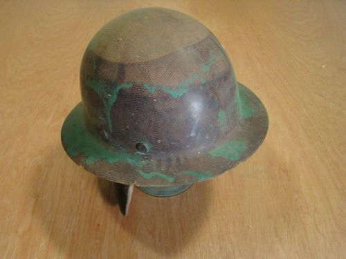 Vintage 1950&#039;s-60&#039;s MSA Steel Worker Helmet-Fiberglass-Steelworker