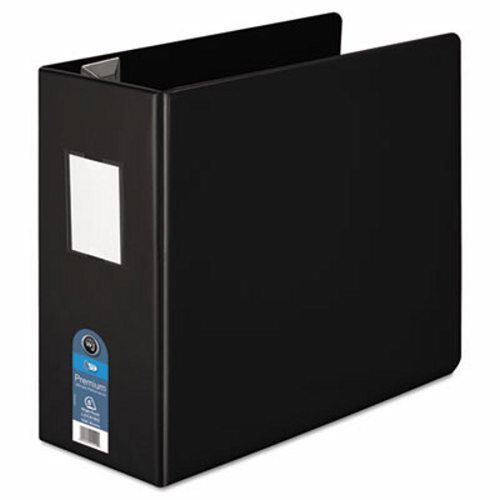 Wilson Jones Locking No-Gap D-Ring Vinyl Binder, 5&#034; Capacity, Black (WLJ87615)