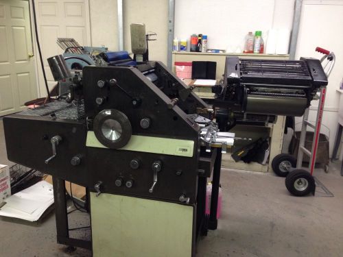 AB Dick Offset Press 9810XC series w/T-head &amp; Powder Spray