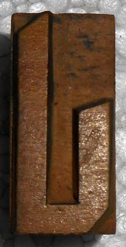 Antique Letterpress Wood J Type Printers Blocks  Typography Collection m359