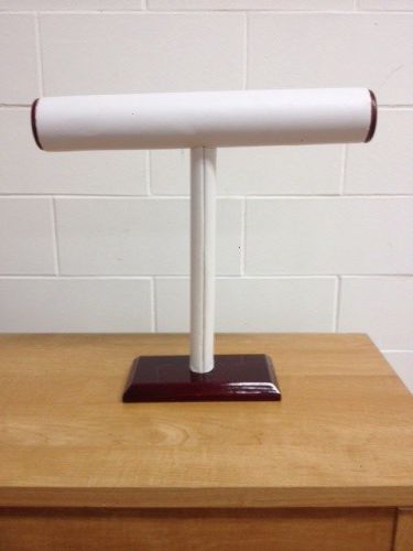 12&#034; tall white wood T-Bar