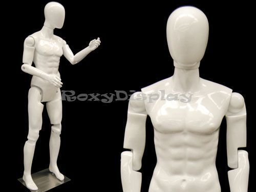 Male Fiberglass Abstract Style Mannequin Dress From Display #MD-Z-MFXWEG