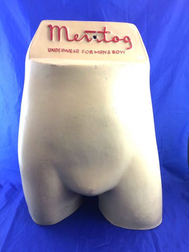 Vintage Men&#039;s Clothing Advertising Mentog Underwear Mannequin Gay Interest