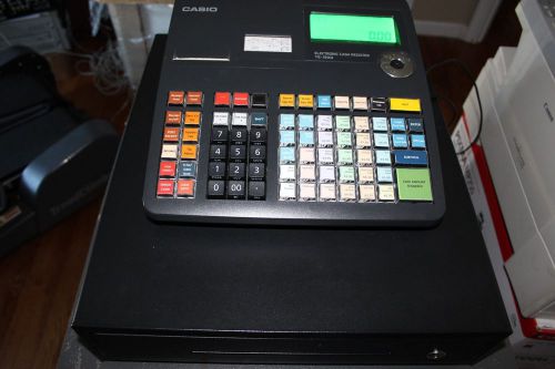 Casio TE-1500 Thermal Cash Register with PAX SP 30 Credit Card Swipe