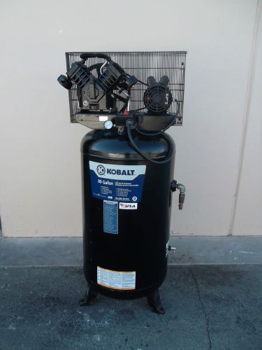 Sweet!!!  kobalt 80 gallon vertical air compressor low hours for sale