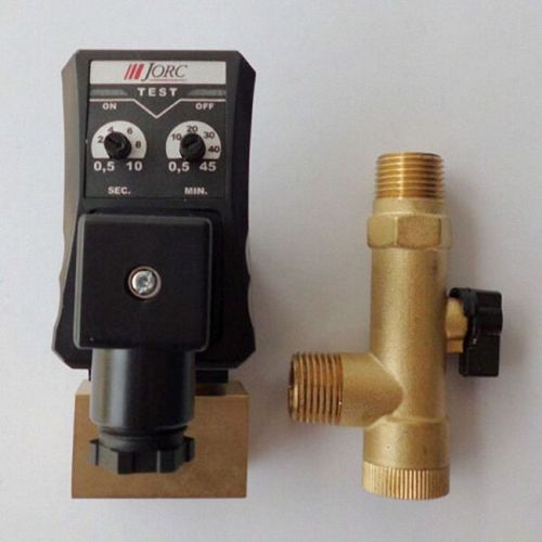 220v ac 1/2&#034; automatic electronic timed air compressor drain tank valve for sale