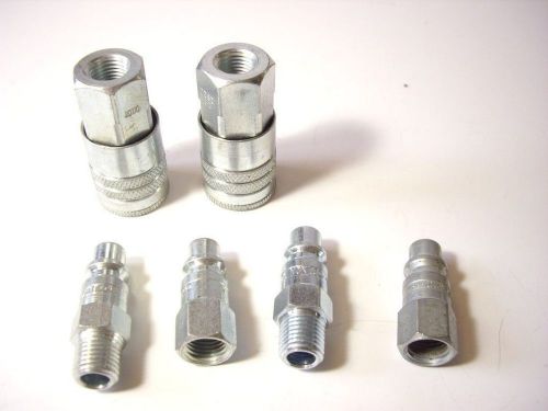 Dixon valve 3/8&#034;x 1/4&#034; female male lot quick connect coupler dcp2502 2622 dc2622 for sale