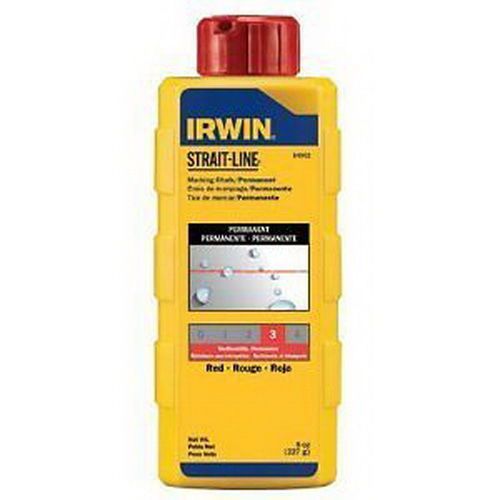 New irwin 64902 strait-line marking chalk refill red 8 oz.long lasting lines for sale
