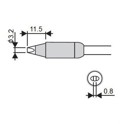 Soldering Iron Tip Goot RX-85HSRT-3.2D