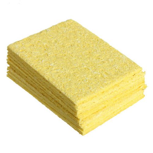 10x soldering iron sponges  replacement solder iron welding cleaning pads for sale