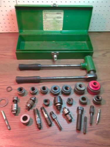 GREENLEE 1804 Ratchet Knockout Driver with Extras