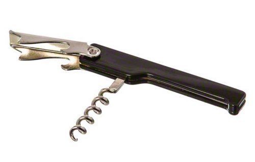 NEW American Metalcraft WCSB415 Waiters Plastic Corkscrew  Black