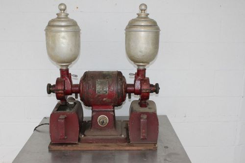 Antique Country Store Braun Co Coles RARE Double Coffee Grinder ORIGiNAL RUNS