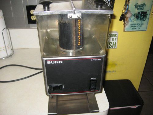 Bunn LPG 2E LPG2E Coffee Bean Grinder Dual Twin Hopper Commercial 120 Volt