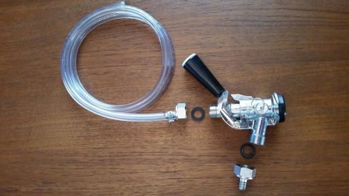 Kegco US Keg Beer Coupler Tap Sankey Kegerator Bar D System + fittings &amp; line