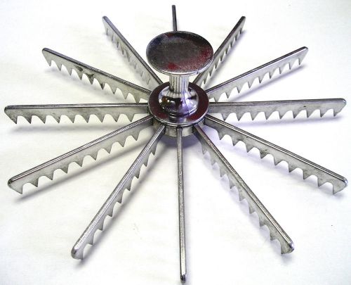 1 PC Commerical Aluminum 12 Portion Pie Marker Slicer 9&#034;  in Diameter NEW