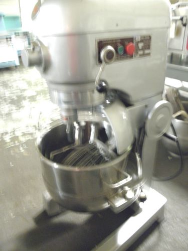 H&amp;L 40 LITER  3 SPEED BAKERY PIZZA DOUGH MIXER W/ ATTACHMENTS 220 VOLTS