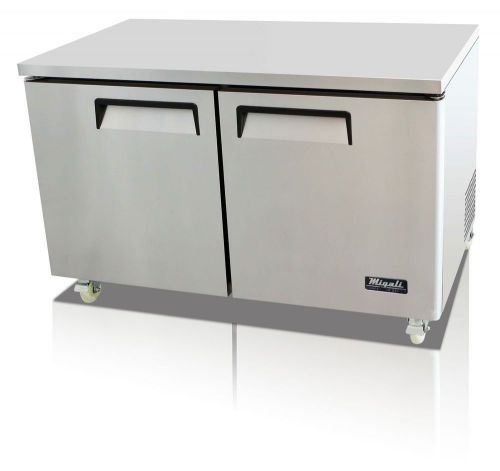 Migali C-U60F Commercial Undercounter Freezer Two Door 18 Cu.Ft. NSF