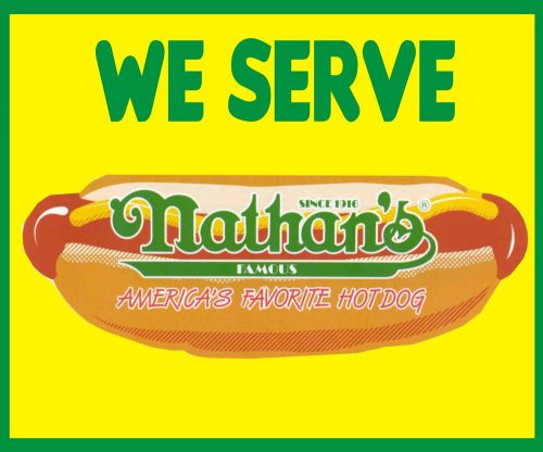 NATHAN&#039;S HOT DOG DECAL