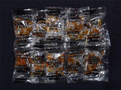 [ST] 10 SACHETS x 1g (GRAM) ORANGE / WHITE INDICATING SILICA GEL