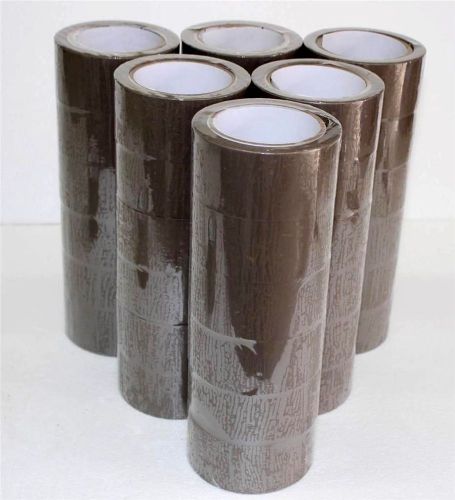 72 ROLLS BROWN SEALING PACKING PACKAGING TAPE 2&#034; X 330&#039;/110Yd