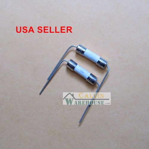 2PCS 10A 5x20mm T10A 250V PIGTAIL CERAMIC FUSE