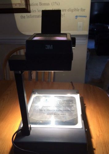 3m 2000 ag portable overhead projector with extra bulb and transparency film for sale