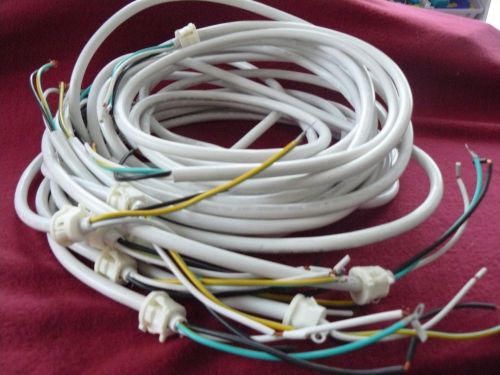 Lot of 10 - 6 foot electrical whip  E215210 VW-1 16AWGX3C