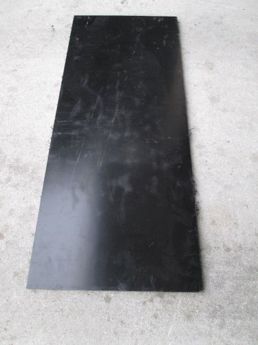 Polypropylene impact copolymer black plastic sheet 3/4&#034; x 16&#034; x 40&#034; n00m-00 uhmw for sale