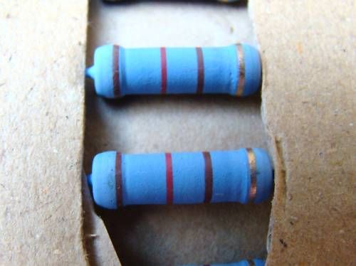 6 pcs 120  ohm 2W Metal Oxide Power Resistors. ROHS