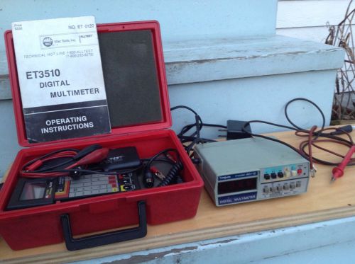 MAC ET3510 digital Multimeter / Simpson Bench Multimeter